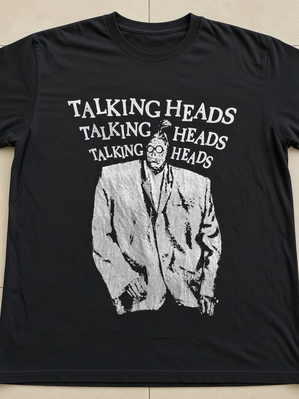 Talking Heads Graphic Tee - Black